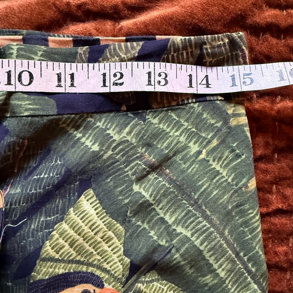 FARM Rio Jungle Print Midi reversible stripe skirt! - Picture 7 of 10